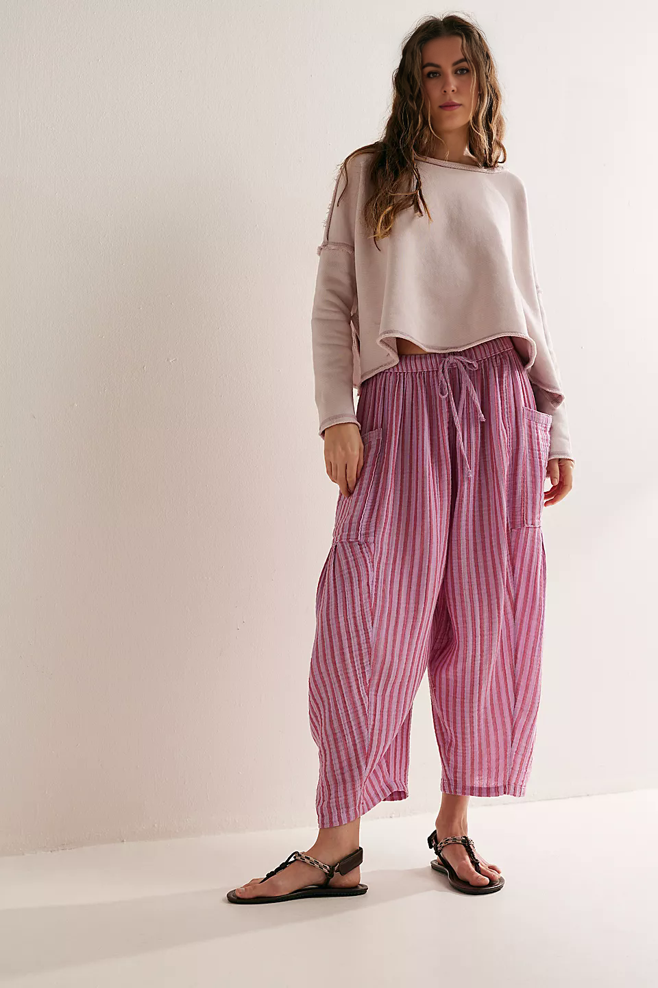 Cozy Quinn Striped Pants (Buy 2 Free Shipping)