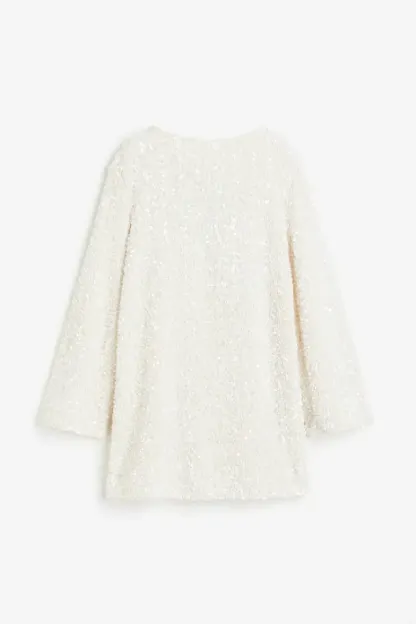 Sequined Tie-back Dress
