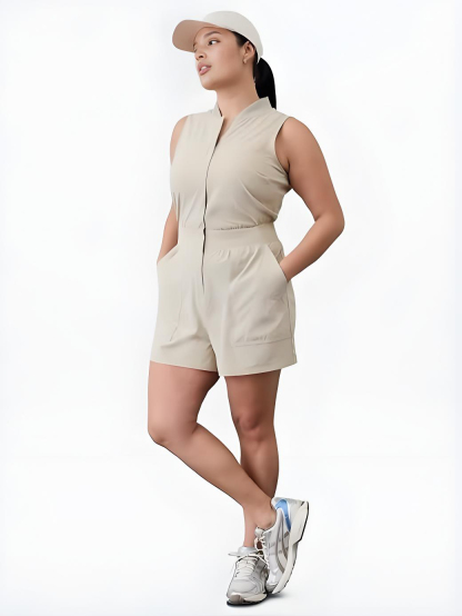Brooklyn Utility Romper(Buy 2 Free Shipping)
