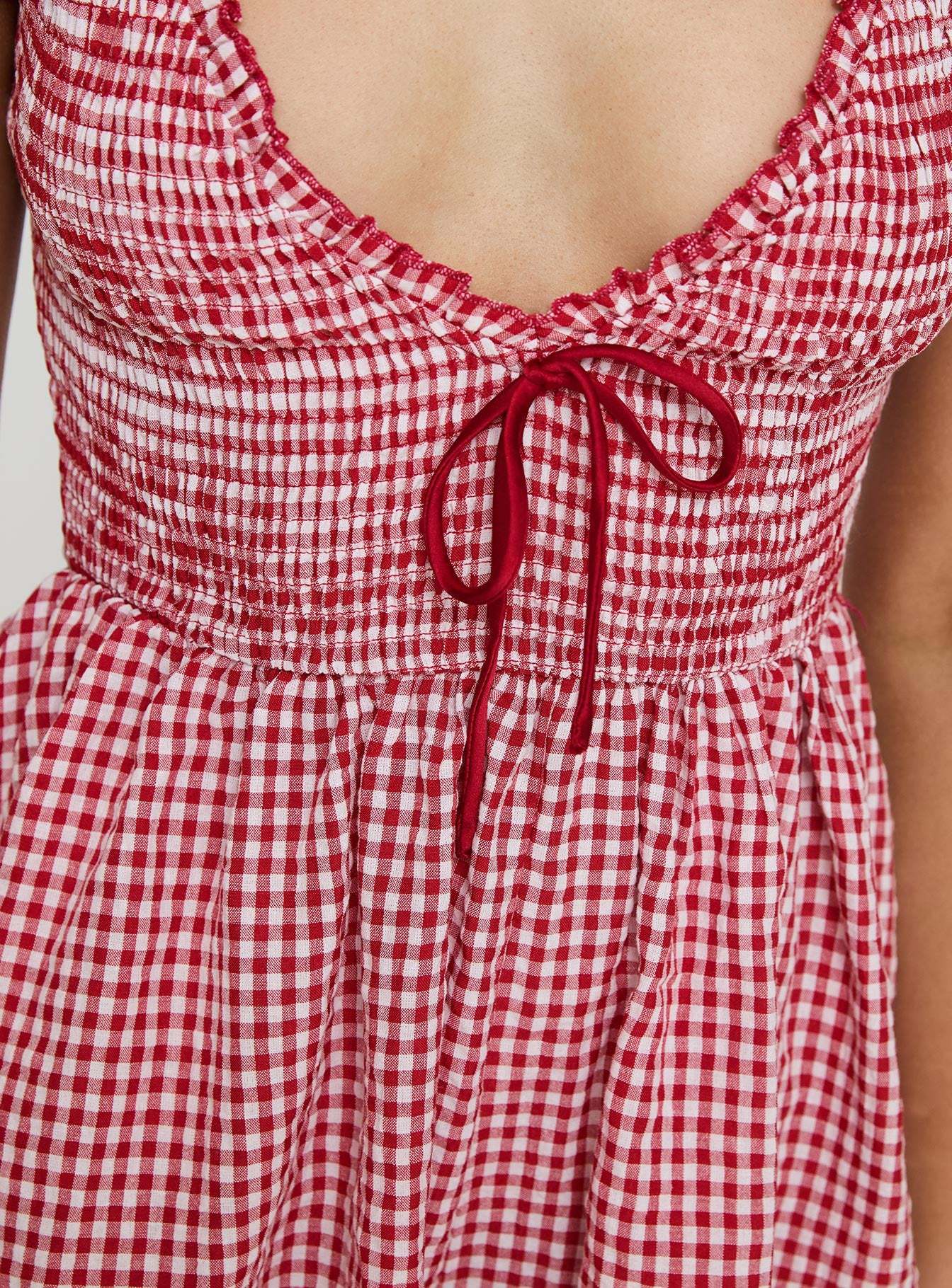 Babydoll Gingham Playsuit