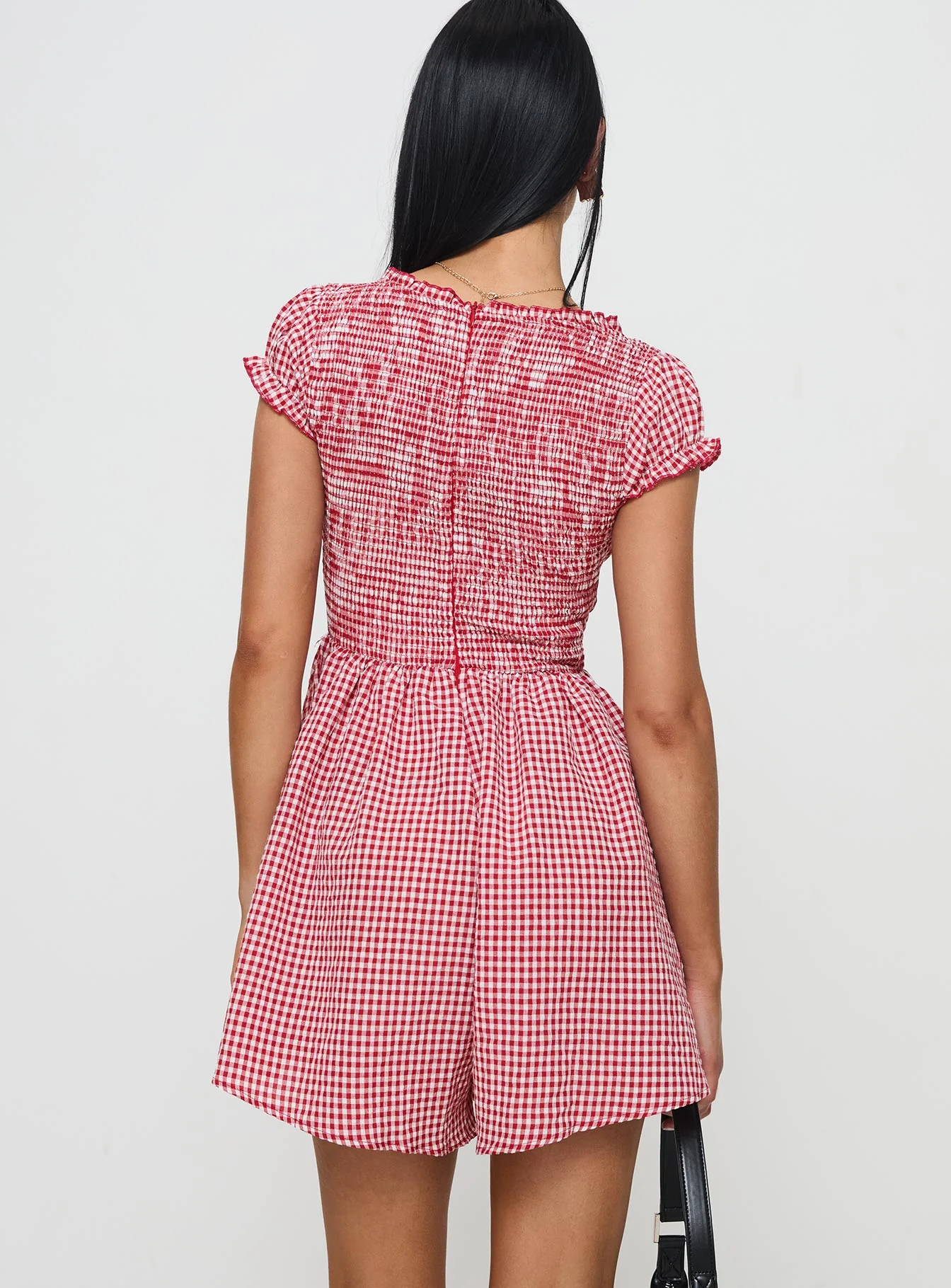 Babydoll Gingham Playsuit