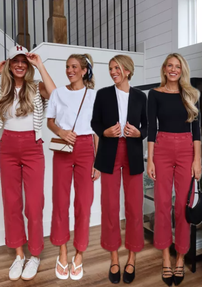 Tummy Control Twill Cropped Wide Leg Pant(Buy 2 Free Shipping)