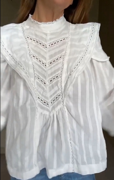 Etoile Off-White Reign Blouse(Buy 2 Free Shipping)