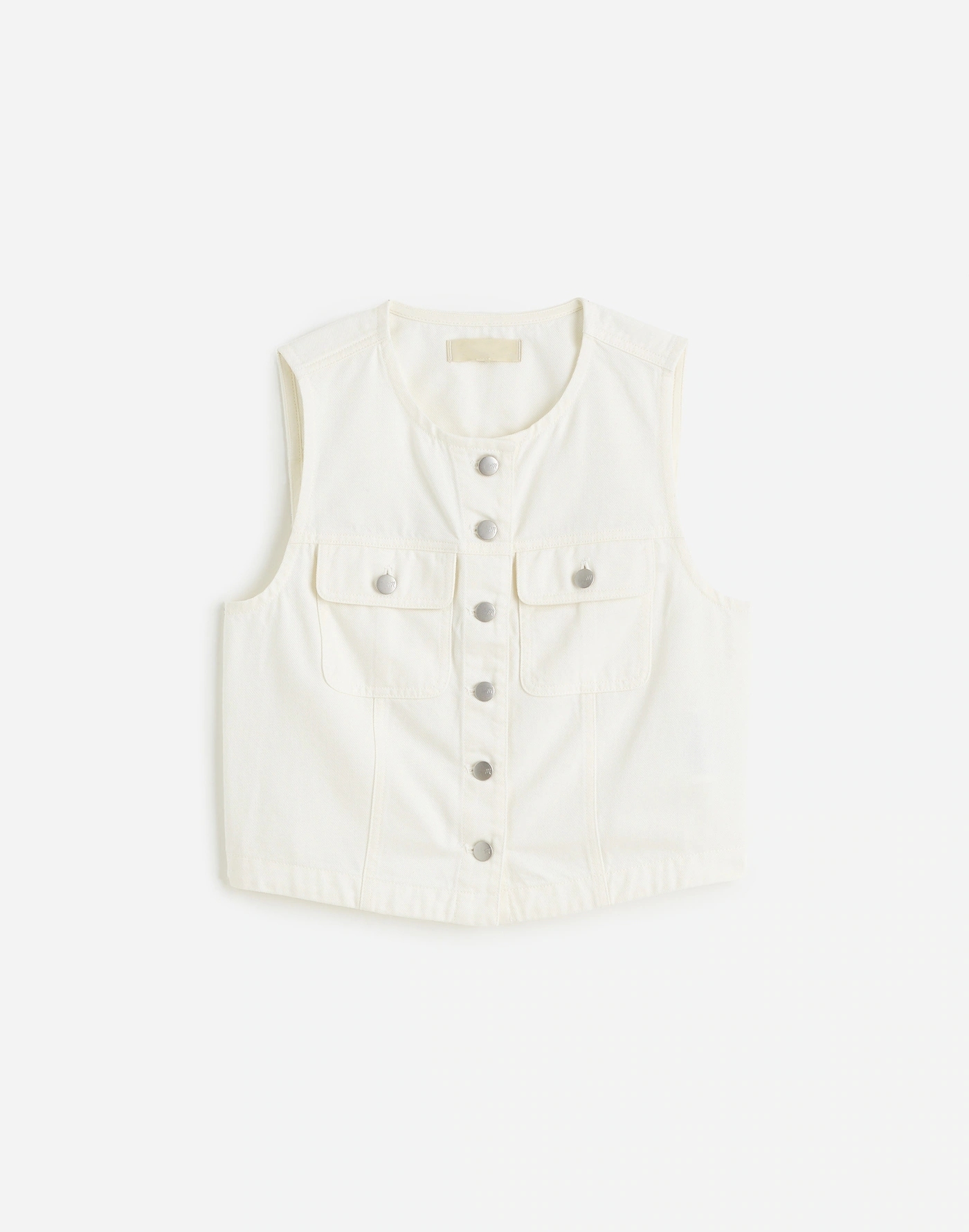 Cropped Denim Vest (Buy 2 Free Shipping)