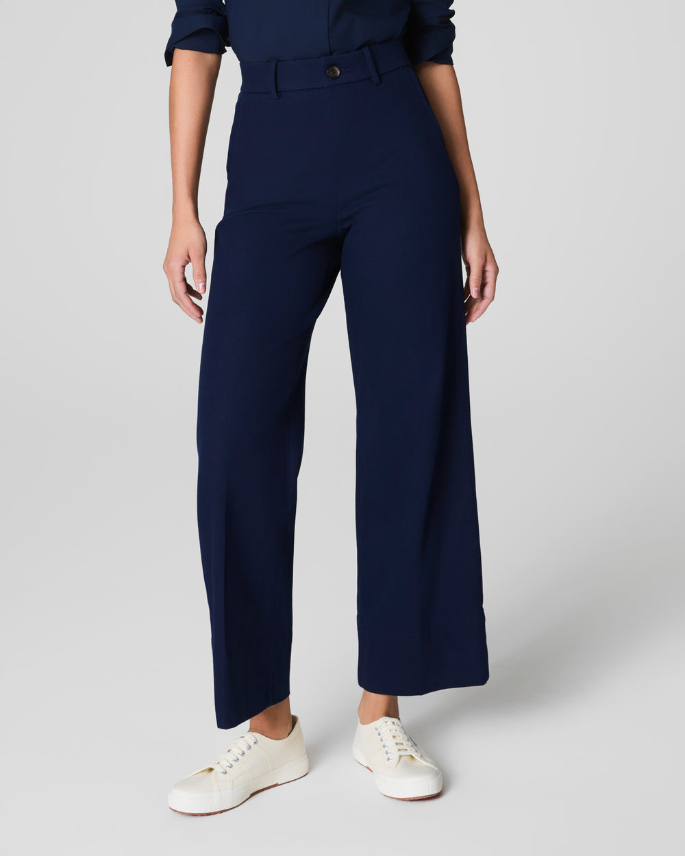 Tummy Control Stretch Twill Wide Leg Pant (Buy 2 Free Shipping)