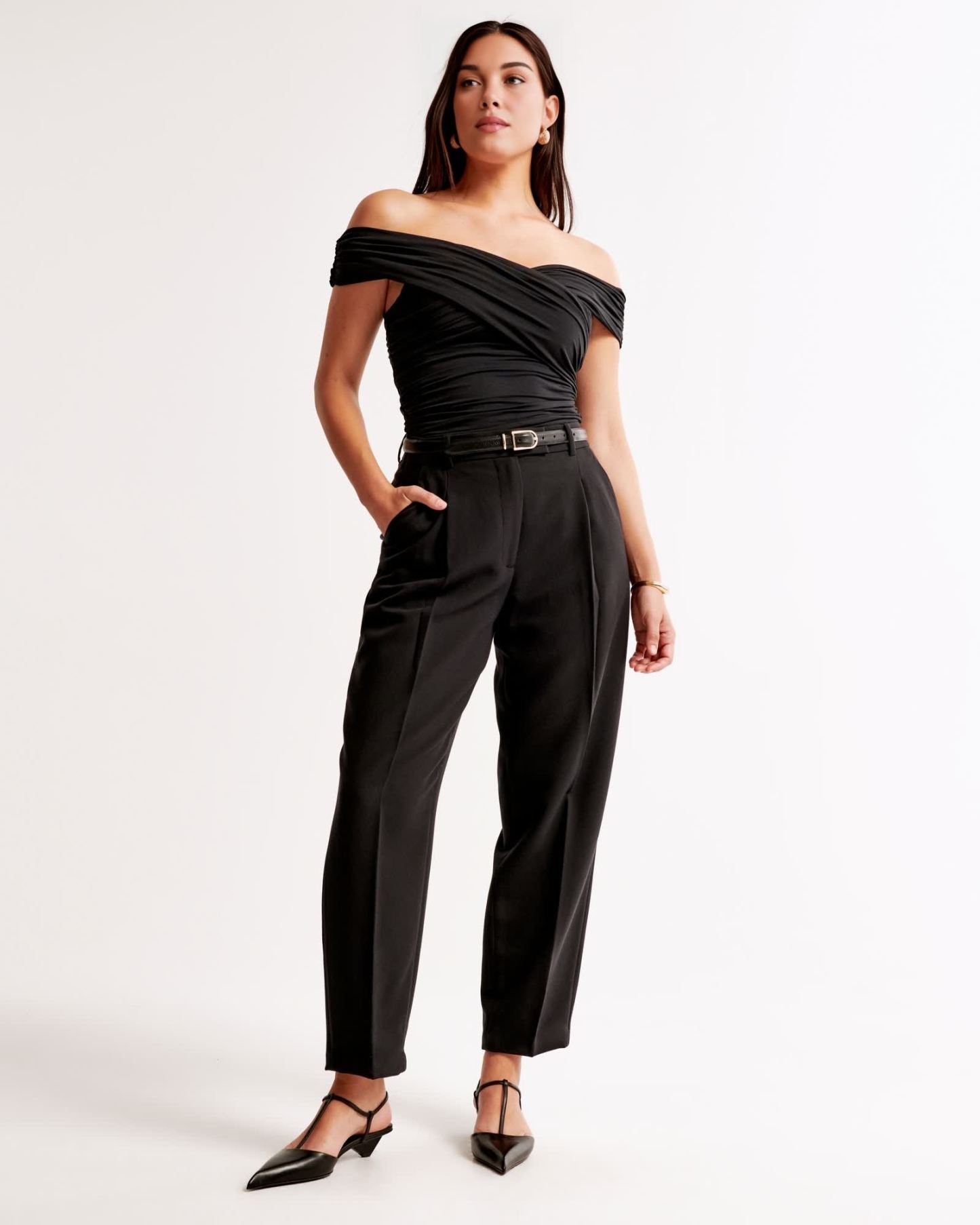 Ankle Grazing Tapered Tailored Pant (Buy 2 Free Shipping)