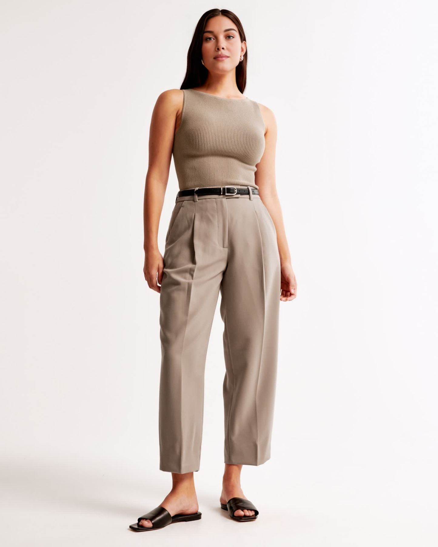 Ankle Grazing Tapered Tailored Pant (Buy 2 Free Shipping)