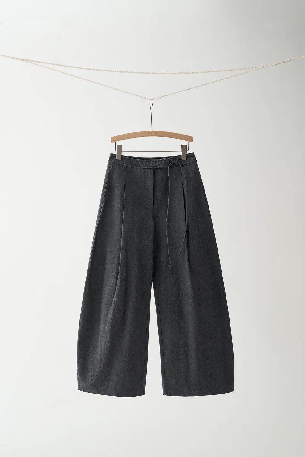 Cotton-linen Belted Pants (Buy 2 Free Shipping)
