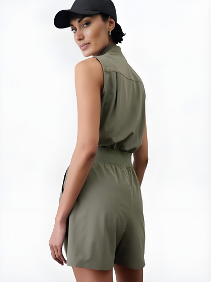 Brooklyn Utility Romper(Buy 2 Free Shipping)