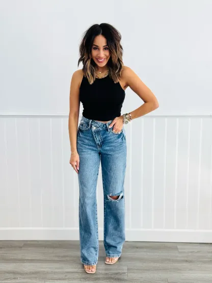 Crossed My Mind Rigid Magic Jeans (Reg. & Plus) (Buy 2 Free Shipping)