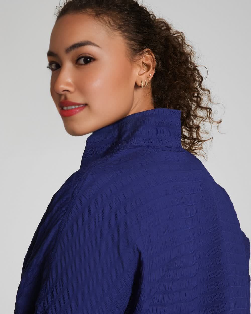 Get Moving Textured Half Zip (Buy 2 Free Shipping)
