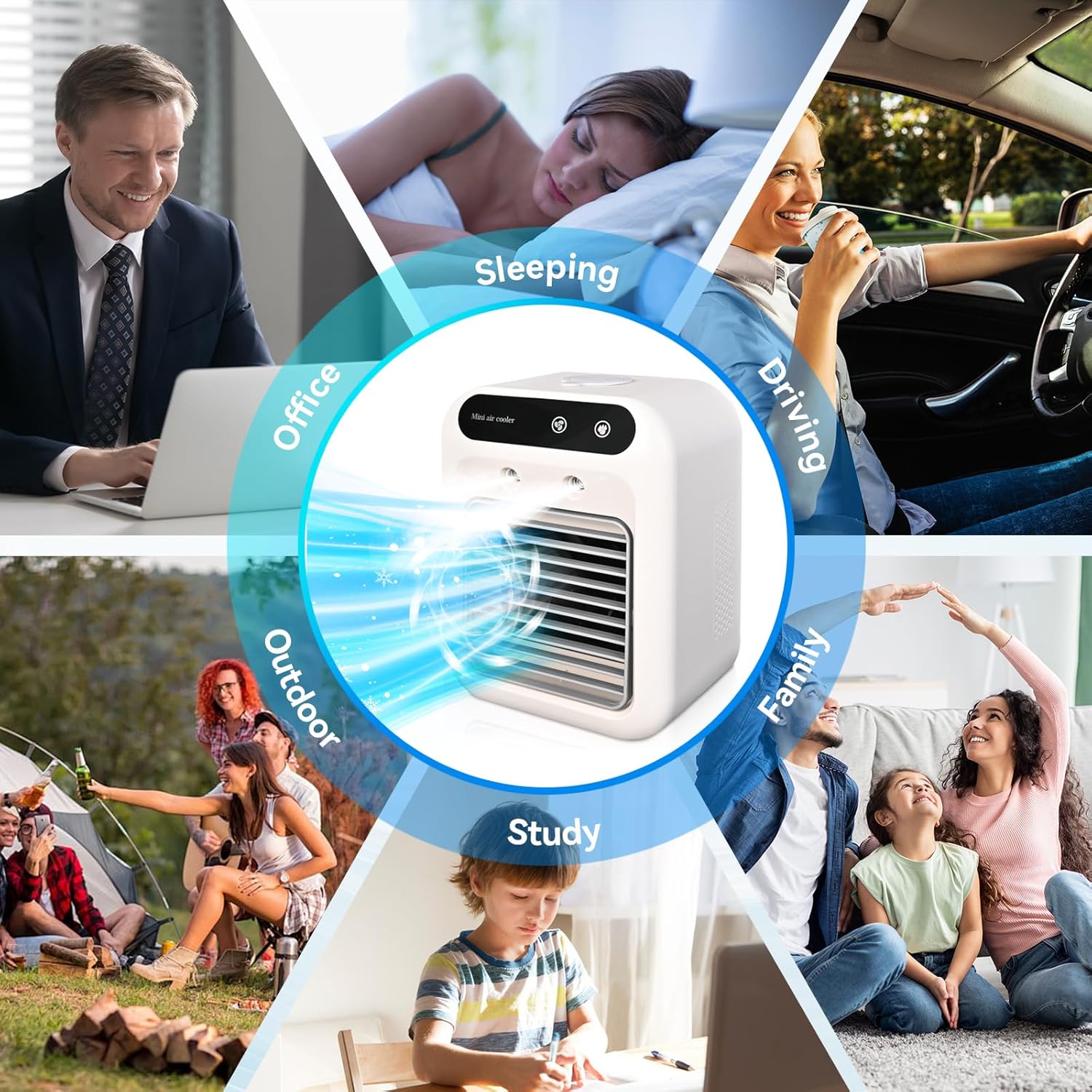 Portable Mini Air Conditioner Fan