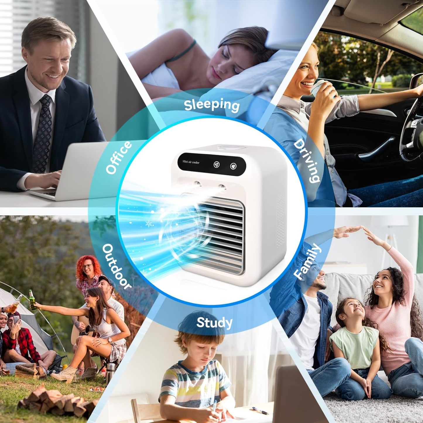 Portable Mini Air Conditioner Fan