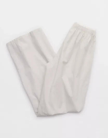 Off-Duty Wide Leg Poplin Trouser PJ(Buy 2 Free Shipping)