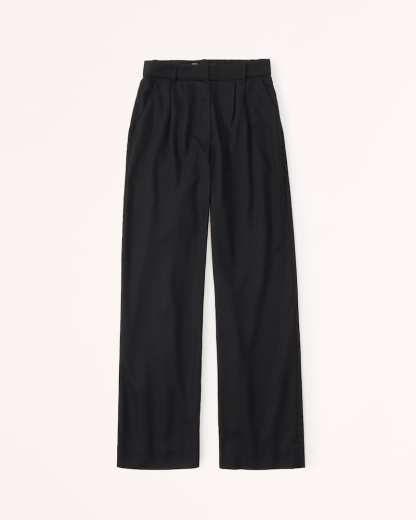 Tailored  Wide Leg Straight  Pants-Buy 2 Free Shipping