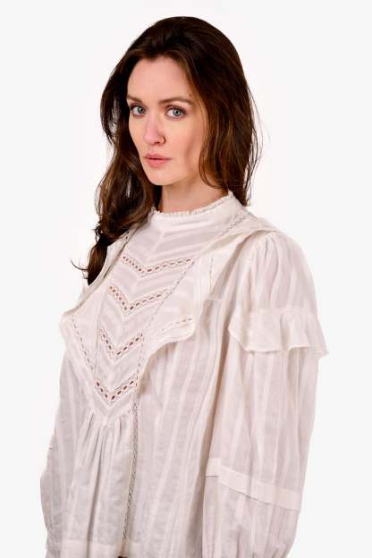 Etoile Off-White Reign Blouse(Buy 2 Free Shipping)
