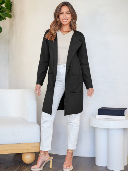 New Style Lapel Classy Coatigan (Buy 2 Free Shipping)