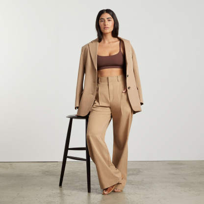 Tailored  Wide Leg Straight  Pants-Buy 2 Free Shipping