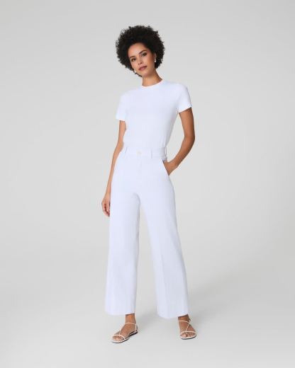 Tummy Control Stretch Twill Wide Leg Pant (Buy 2 Free Shipping)