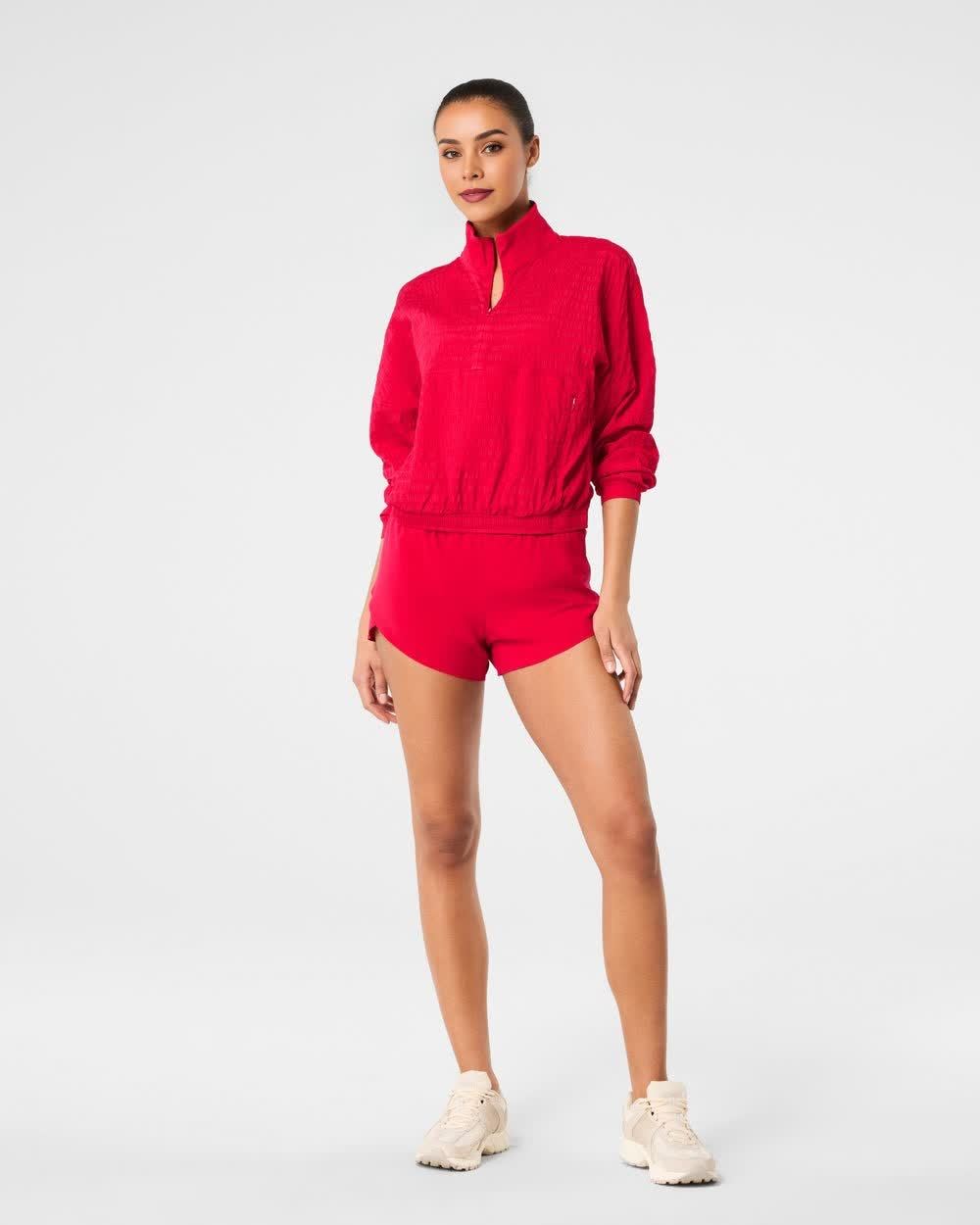 Get Moving Textured Half Zip (Buy 2 Free Shipping)