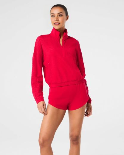 Get Moving Textured Half Zip (Buy 2 Free Shipping)
