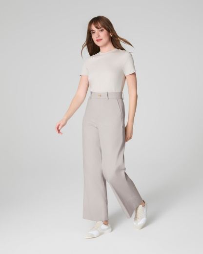 Tummy Control Stretch Twill Wide Leg Pant (Buy 2 Free Shipping)