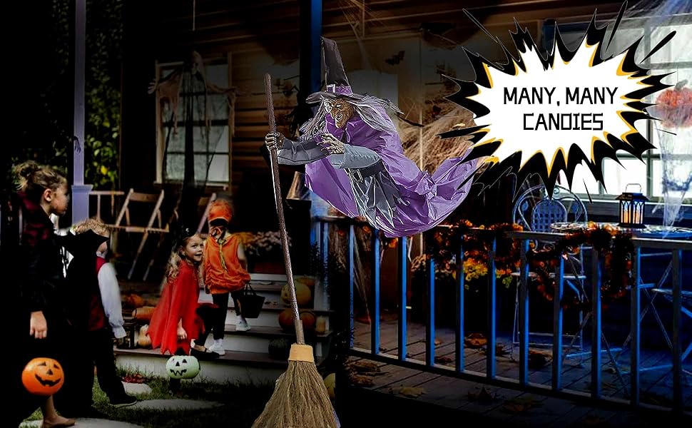 Animatronics Halloween Props with Scary Sounds and Lights