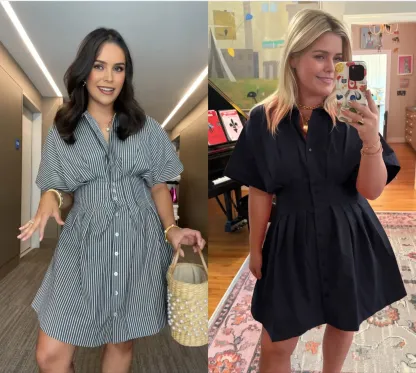 Cinched Waist Button Shirt Dress (Buy 2 Free Shipping)