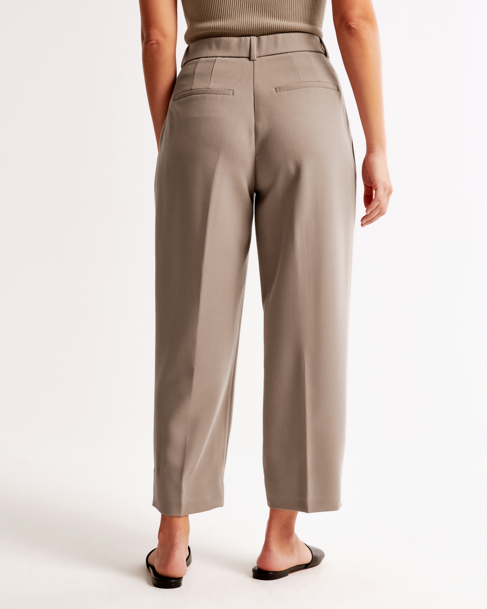 Ankle Grazing Tapered Tailored Pant (Buy 2 Free Shipping)