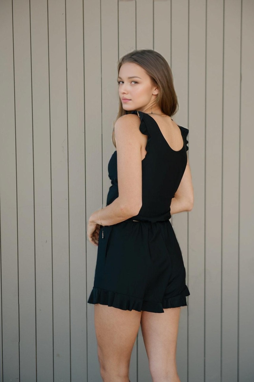 Ruffled Swim Romper (Buy 2 Free Shipping)