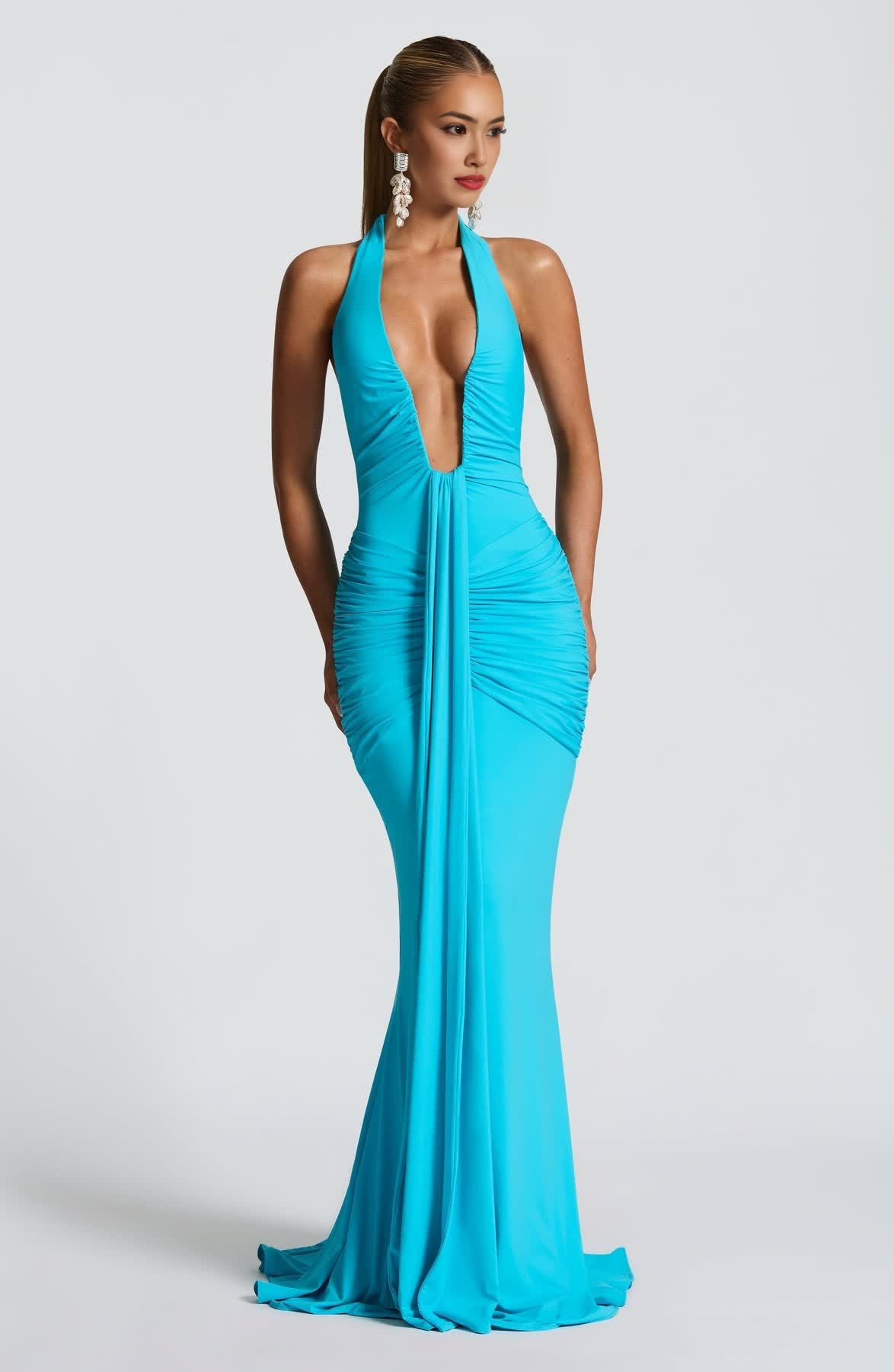 Rosetta Deep V Neck Maxi Dress (Buy 2 Free Shipping)