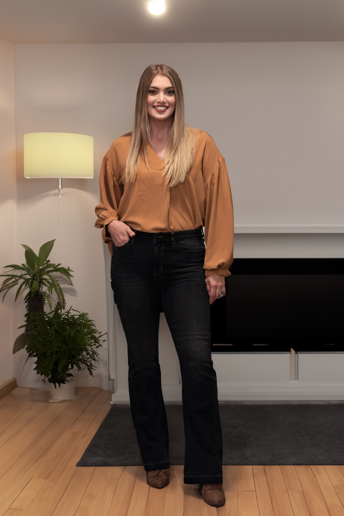 2023 New JUDY High-Rise Tummy Control Bootcut Jeans (Buy 2 Free Shipping)