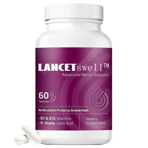 Lancetswell Advanced Nerve Support - 300mg Stabilized R-Alpha Lipoic Acid, Vitamin B Complex, Benfotiamine, Herbs for Fast-Acting Support - 60 ct