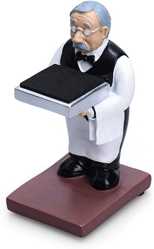 Qingquyy Watch Display Stand Old Housekeeper/Astronaut Resin Figurine Model Watch Holder Decoration Storage Rack for Jewelry Watch Bracelet Necklace Home Office Store