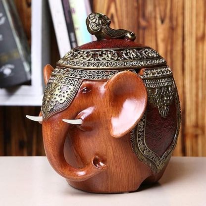 Ash Trays Household daily necessities Elephant personality fashion creative ashtray with cover