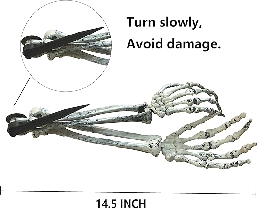 Realistic Skeleton Stakes Halloween Decorations for Lawn Stakes Garden Halloween Skeleton Decoration