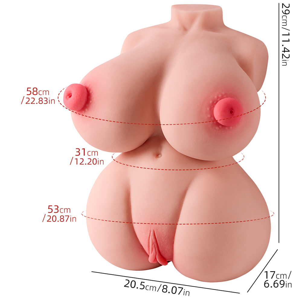 BJdoll硅胶娃娃风韵佳人男用半身真人版倒模可插入成人用品