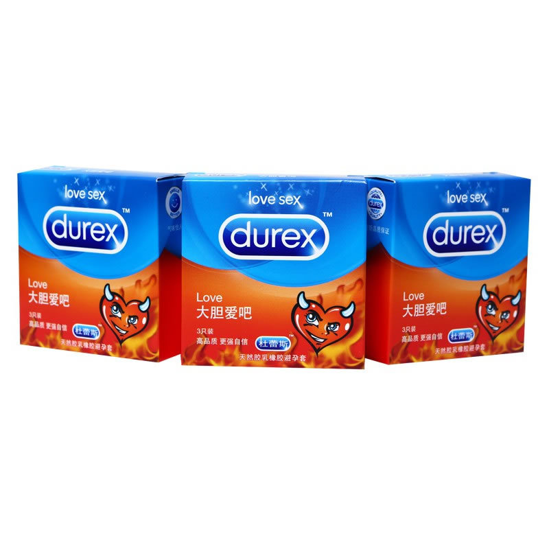 杜蕾斯 Love大胆爱吧避孕套 中号 3/10只装