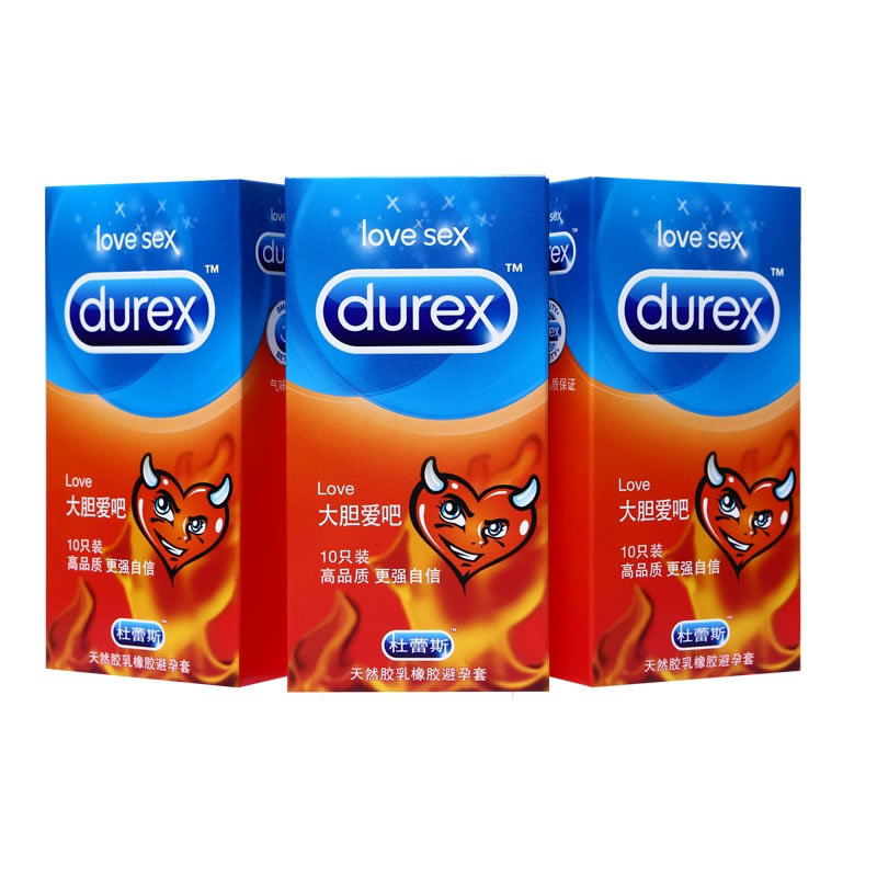 杜蕾斯 Love大胆爱吧避孕套 中号 3/10只装