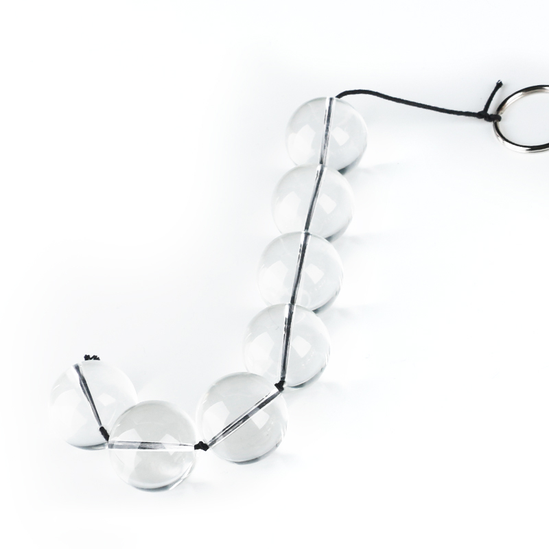 云曼 圆润易入 玻璃后庭拉珠