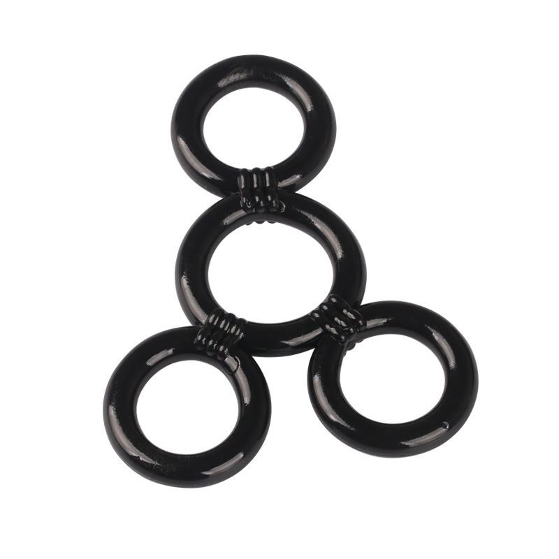云曼四环锁精环 黑色