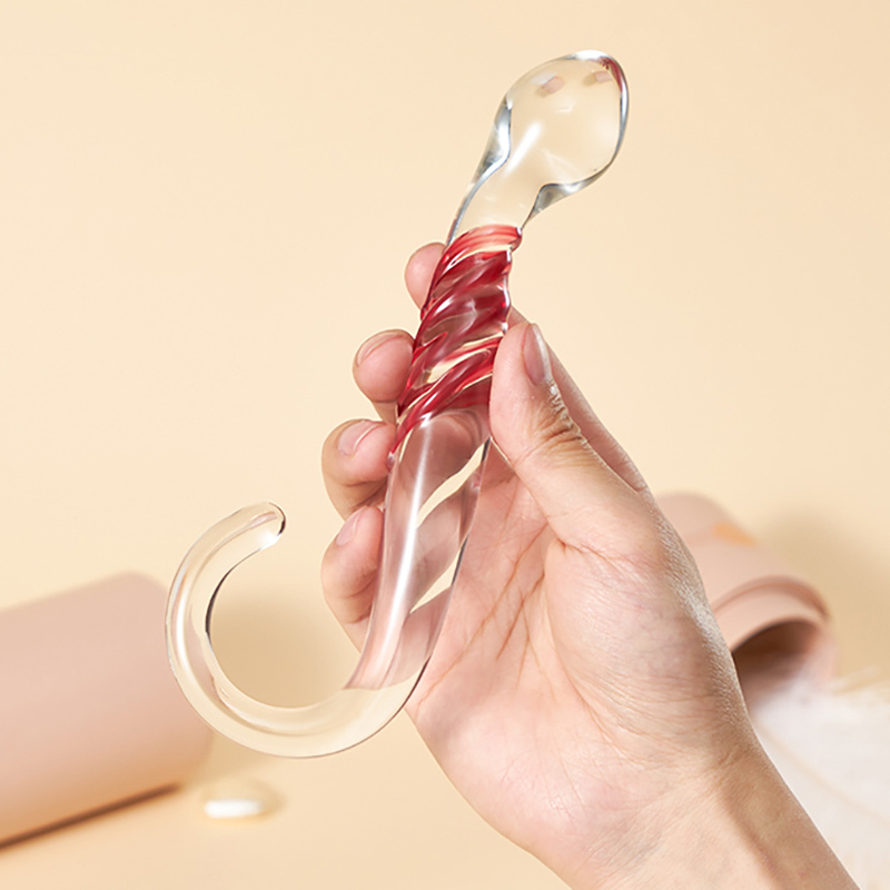 夏奇 玻璃后庭玩具 海马/触手/阳具三款可选