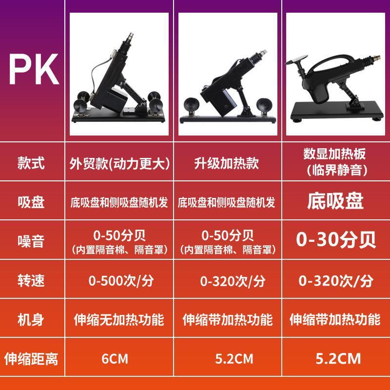 魅恒 静音加热炮机伸缩抽插炮机女用全自动电钻自慰器 震动阳具