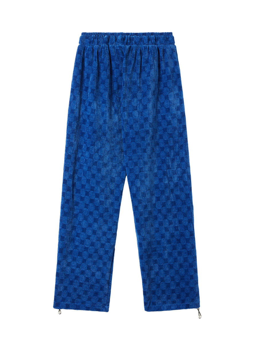 [Copy]Hip-Hop High Street Design Sense Spider Web Denim Straight Leg Pants