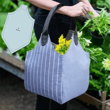 DIY Tote Bag Sewing Template & Instructions