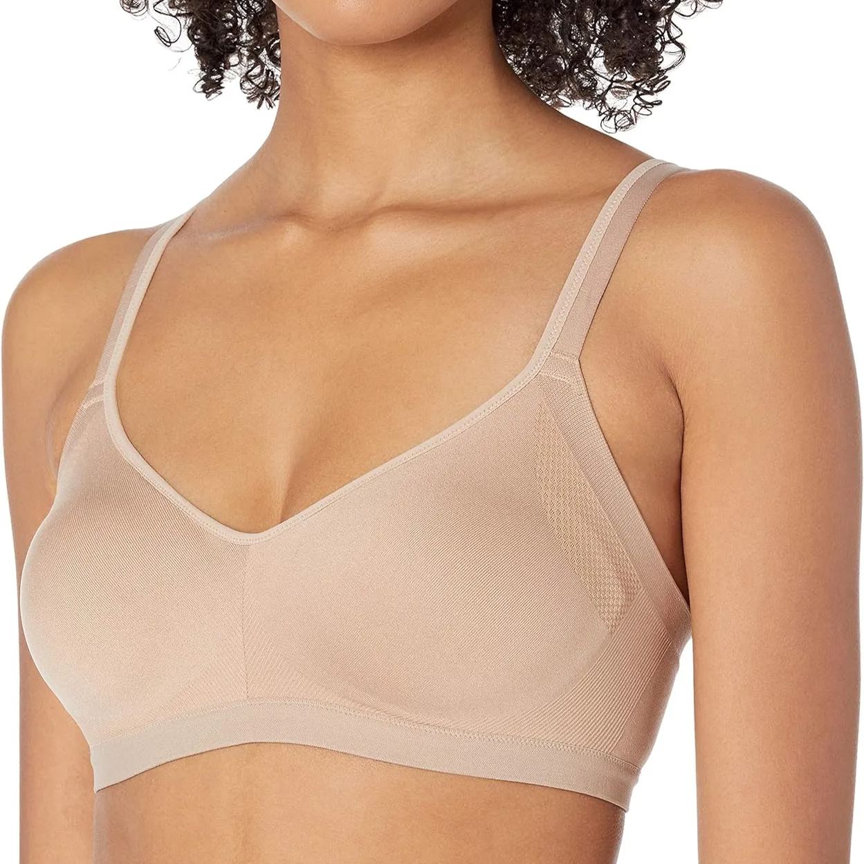 Underarm-smoothing With Seamless Stretch Wireless Lightly Lined Comfort Bra