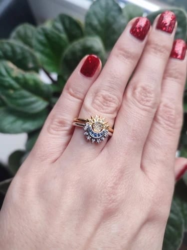 Shopper review of Celestial Sun & Moon Ring Set