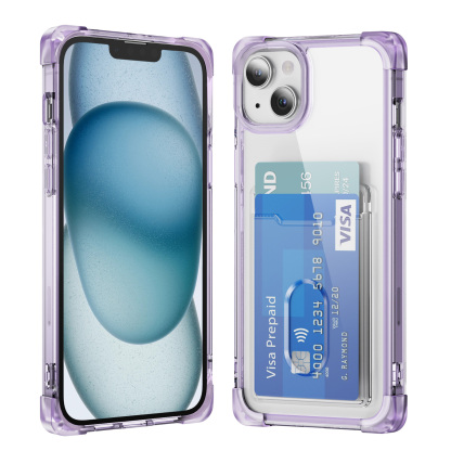 Four corner frosted shell vertical card B