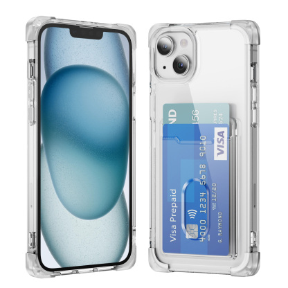 Four corner frosted shell vertical card B