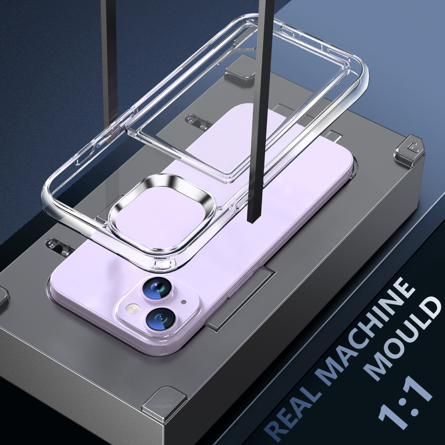 Corner anti-fall acrylic + side insert card